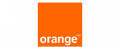 A orange logo